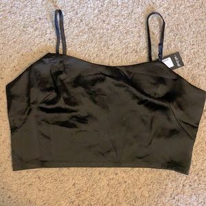 Nasty gal satin strappy cami 10 NWT